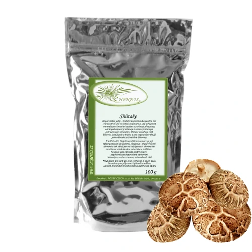 Ex Herbis Shiitake - klobouky řezané 100 g